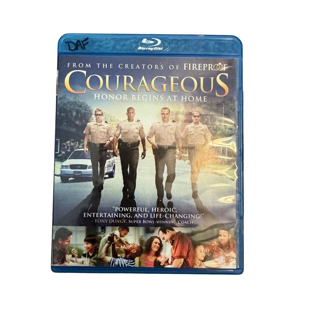 Courageous [Blu-ray] - DVD -  Very Good - Ken Bevel,Kevin Downes,Renee Jewell,Al